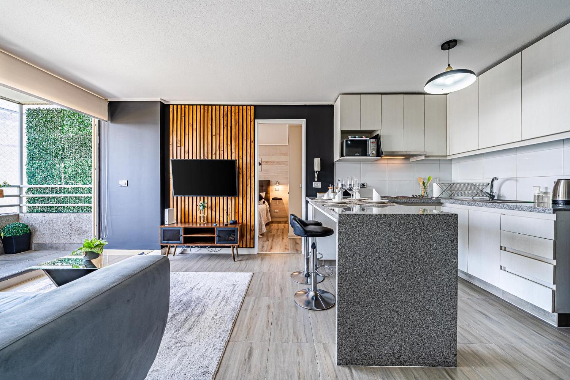 Departamento Full A 10 Minutos Del Aeropuerto Apartamento Santiago